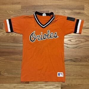 VINTAGE BALTIMORE ORIOLES YOUTH LARGE MLB LITTLE LEAGUE BASEBALL JERSEY